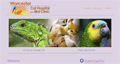 Desktop Screenshot of cathospitalandbirdclinic.com
